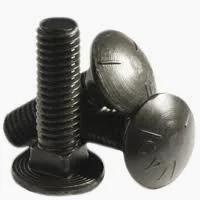Fractional Size Grade 5 Carriage Bolt with Plain Finish