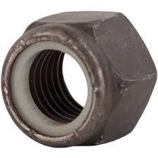 1-1/8"-7 Nylon Insert Locknut Plain Finish