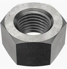 Fractional Size ASTM A194/SA194 2H Heavy Hex Nut with Plain Finish