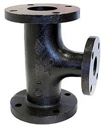 USA Manufactured Black Cast Iron Pipe Flange Reducing TEE