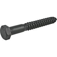 3/8"-7x1-1/4" Lag Screw w/ Plain Finish