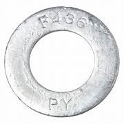 F436 Galvanized Thru Hardened Industrial Washer