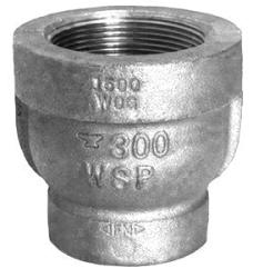 USA Manufactured FPxFP Malleable Black Iron Extra Heavy Pipe Reducing Coupling