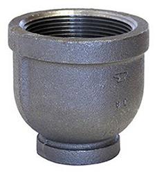 USA Manufactured FPxFP Malleable Black Iron Pipe Reducing Coupling