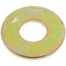 1/4" USS Flat Washer Yellow Zinc Cr6 Plate