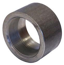 USA Manufactured Class 3000 Black Threaded Forged Steel Half Coupling
