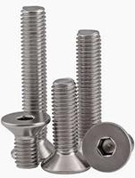 Metric Sizes DIN 7991 A4 Stainless Steel Flat Socket Head