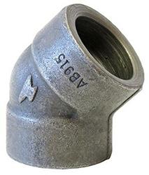 USA Manufactured Class 3000 Black Socket Weld Forged Steel 45° Elbow