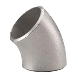 Industrial T304L Stainless Steel Schedule 10 45° Elbow Butt Weld Fittings