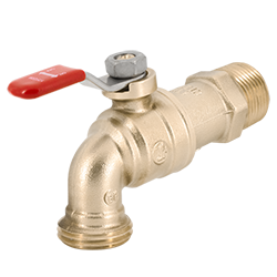 Legend Valve T-540NL No Lead Forged Brass 1/4 Turn Ball Type Water heater Drain Valve with Short Lever Handle