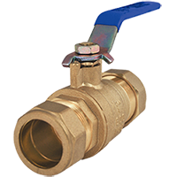 Legend Valve T-2009NL No Lead DZR Forged Brass Full Port Compression Ball Valve