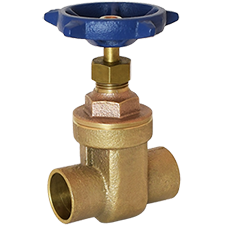 Legend S-415 Cast Bronze Sweat Connections Inserted Bonnet Non-Rising Stem Gate Valve