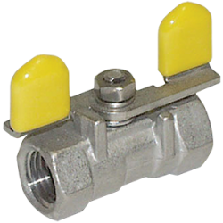 Legend T-710T 316 Stainless Steel FNPT to FNPT Mini Ball Valve with TEE Handle