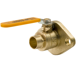 Legend Valve S-1002FLG Sweat Connector Forged Brass Flanged Isolation Ball Valve