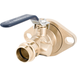 Legend Valve P-2011 Press Connector Forged Brass Isolation Ball Valve with Rotating Flange