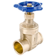 Legend S-408NL No Lead Economy Forged Brass Sweat Connections Non-Rising Stem Gate Valve