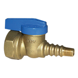 Legend T-3000 Blue Top Forged Brass One Piece FNPT x Texas Pattern Gas Ball Valve