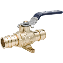 Legend T-1960NL No Lead DZR Forged Brass Cold Expansion F1960 PEX by F1960 PEX Ball Valve with Drop Ear