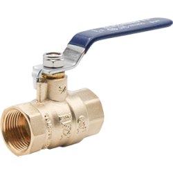 Legend T-2001STNL No Lead DZR Forged Brass Female National Pipe Thread Full Port Ball Valve with Stainless Steel Trim