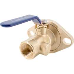 Legend Valve T-2011RFLG Forged Brass Flanged Rotating Isolation Ball Valve