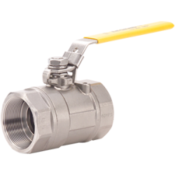 Legend T-715 316 Stainless Steel Two Piece Large Port Ball Valve with Locking Device