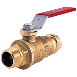Legend P-200 Forged Brass Press by MNPT Full Port Ball Valve