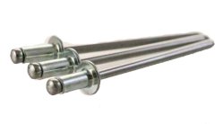 SBS Dome Head Blind Rivet with Clear Cr3 Zinc Plating