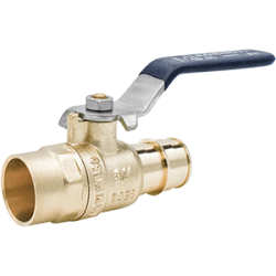 Legend T-2007NL No Lead DZR Forged Brass Crimp/Cinch F1807 PEX by Sweat Ball Valve
