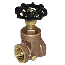 Legend T-403 Forged Brass Gate Valve with Drain