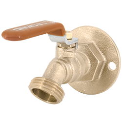 Legend Valve T-541FLG Forged Brass 1/4 Turn Ball Type Sillcock Valve