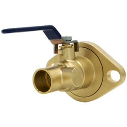 Legend Valve S-2011RFLG Forged Brass Isolation Ball Valve Sweat Connector with Rotating Flange