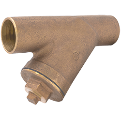 Legend Valve S-15 Cast Bronze Sweat Connectors Y-Strainer