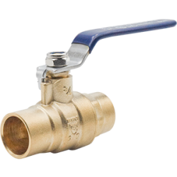 Legend S-2001STNL No Lead DZR Forged Brass Sweat Full Port Ball Valve with Stainless Steel Trim