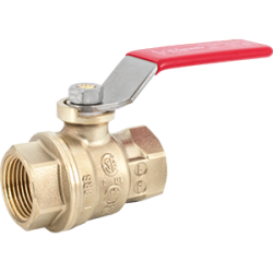 Legend T-1004 Forged Brass Pro Pattern Female National Pipe Thread Full Port Ball Valve with Cubic Ball