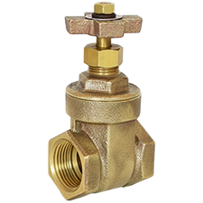 Legend T-408X Economy Forged Brass Non-Rising Stem Gate Valve with Cross Handle