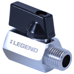 Legend C900FM FNPT x MNPT Chrome Plated Forged Brass Mini Ball Valve