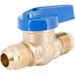 Legend T-3000 Blue Top Forged Brass One Piece Flare x Flare Gas Ball Valve