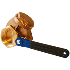 Legend T-420 Forged Brass Quick Opening Gate Valve with TPR Coated Cast Iron Handle
