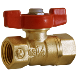 Legend T-800TNL No Lead Forged Brass FNPT x FNPT Micro Ball Valve with TEE Handle