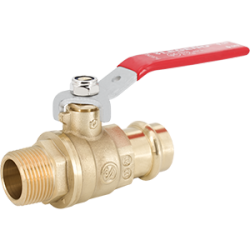 Legend P-203NL No Lead Forged Brass Press by MNPT Full Port Ball Valve