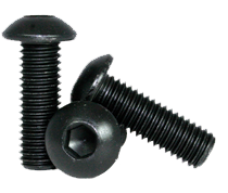 Metric 12.9 ISO 7380 Button Head Socket Head Cap Screws with Thermal Black Oxide Plating