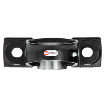Moline Bearing Medium Duty UCPX 2-Bolt Ball Bearing Pillow Block Bearing Top View