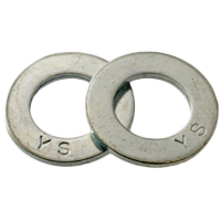 M2 Metric DIN 125A 140HV Flat Washer Clear Cr3 Zinc Plating